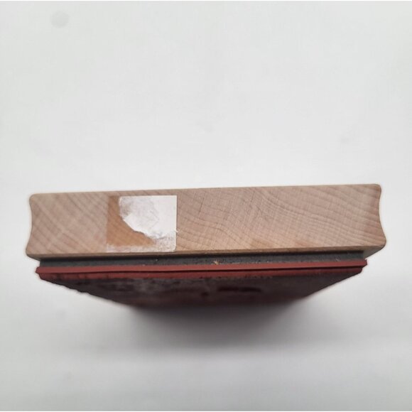 Thomas Kinkade VTG TK-112T Skater's Pond Heritage Farms Series Rubber Stamp 90s - Picture 5 of 11